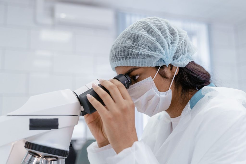 Laboratory analysis of a tissue biopsy at Alpha Hospital Group