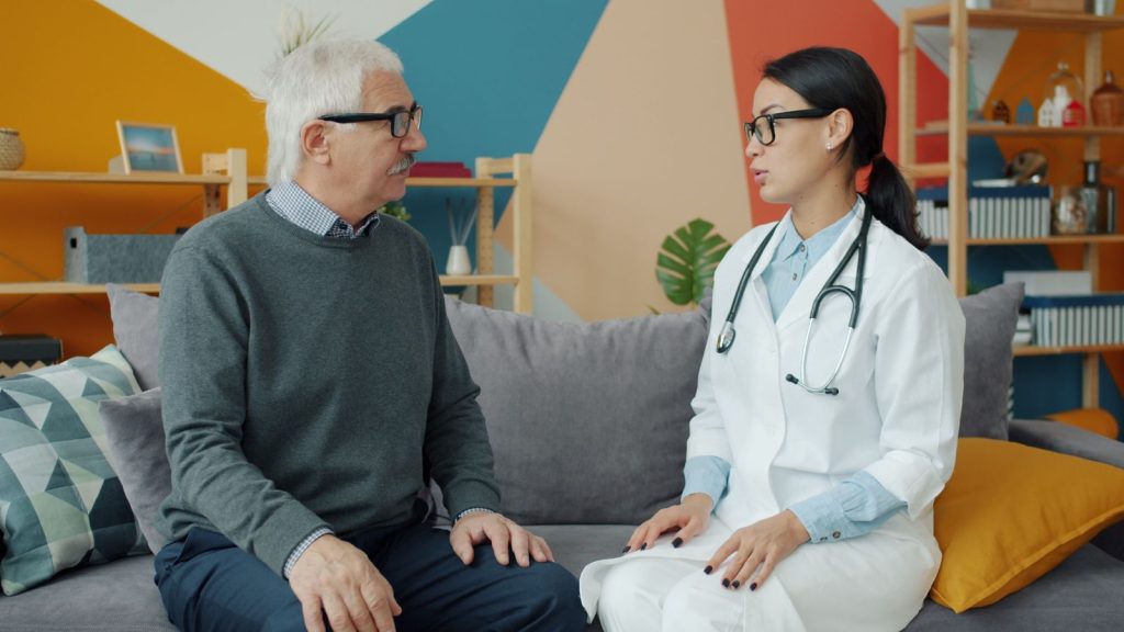 60+ male health screening consultation at Alpha Hospital Group